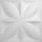 Ekena Millwork Helene EnduraWall Decorative 3D Wall Panel, White, 11 7/8"W x 11 7/8"H WP12X12HEWH - alternate 6